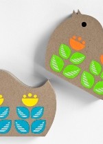 notelets birdy blooms